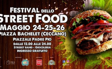 Ceccano diventa la capitale del cibo da strada con il Festival dello Street Food