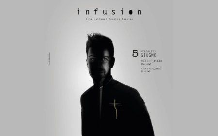 Chef Maksut Askar con Lorenzo Cogo protagonista di inFusion 2019