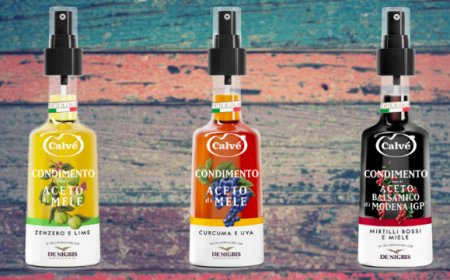 Da Calvé e De Nigris i nuovi condimenti spray dell'estate a base di aceto
