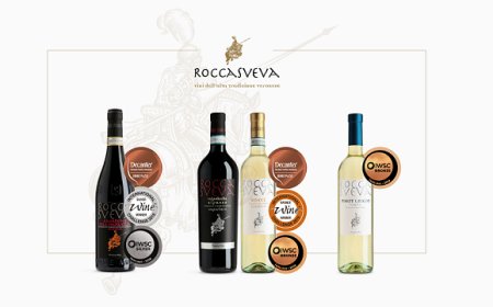 Rocca Sveva conquista le medaglie Decanter, IWC e IWSC
