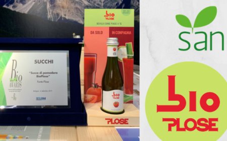 Succo di pomodoro BioPlose premiato con il Bio Award 2019 al Sana