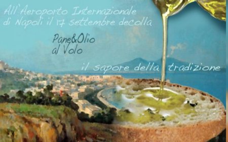 Pane&Olio al volo: all'aeroporto di Napoli decolla la merenda all'italiana
