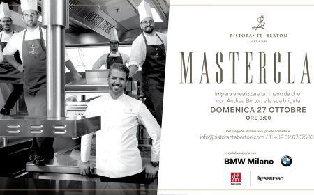 Una masterclass con Andrea Berton per scoprire i segreti della sua cucina