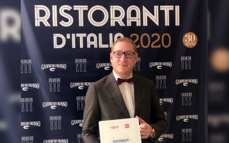Premio Gambero Rosso-illy all'head sommelier di Terrazza Gallia Paolo Porfidio