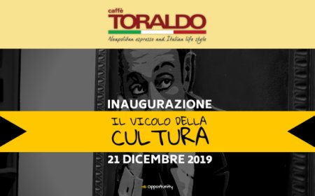 Caffè Toraldo sostiene il primo vicolo della cultura d'Italia a Napoli
