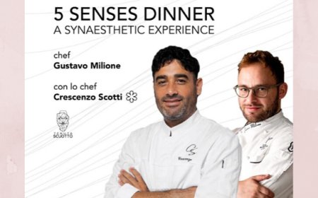 Chef Crescenzo Scotti ospite della rassegna culinaria “5 Senses Dinner”