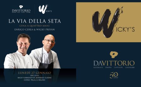 "La via della seta": Wicky Priyan ospita Enrico Cerea per una cena a 4 mani