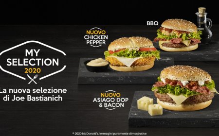 Asiago DOP nel menù di McDonald's con i nuovi My Selection di Joe Bastianich