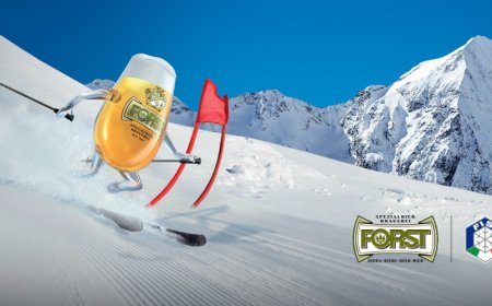 Il nuovo logo FORST 0,0% sulle tute degli Azzurri dello sci alpino