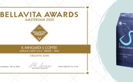 Il Mingardi S di Amigos Caffè premiato con tre stelle al Bellavita Expo