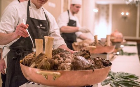 Il "Bollito Stellato" dei fratelli Cerea al Ristorante Gallia