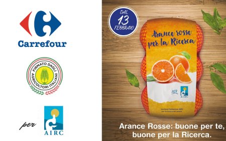 Carrefour Italia e Filiera Agricola Italiana: "Arance Rosse per la Ricerca" a sostegno di AIRC