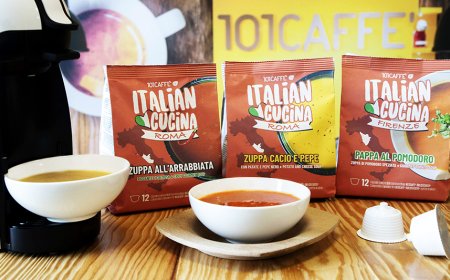 101CAFFE’ presenta la gamma di zuppe in capsula Italian Cucina