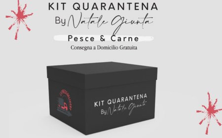 Chef Natale Giunta a Palermo consegna a casa il "Kit Quarantena"