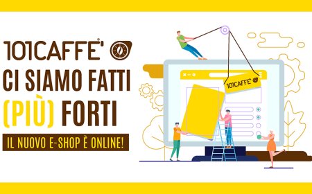 101CAFFE’ presenta il suo nuovo shop online