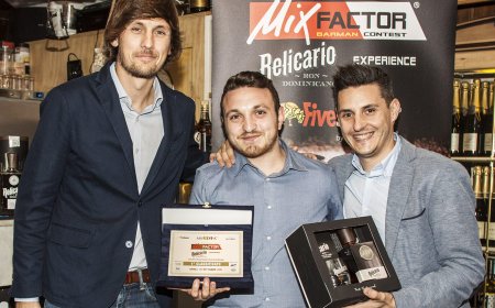 MixFactor 2018: vince Umberto Oliva con il cocktail Five Zen