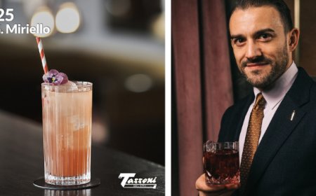 Guglielmo Miriello firma il nuovo cocktail T225 di Tassoni