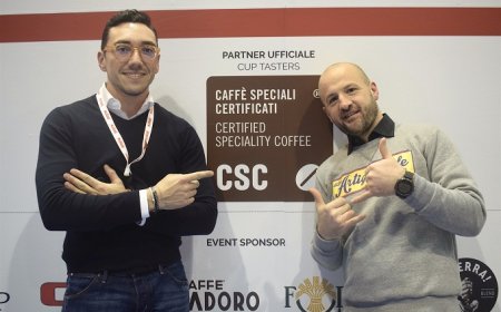 Francesco Sanapo alla finale mondiale Cup Tasters con CSC