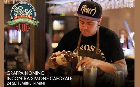 Grappa Nonino e Simone Caporale a Baritalia Hub