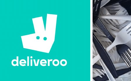 Deliveroo riduce la plastica: eco packaging e opzione "no posate"