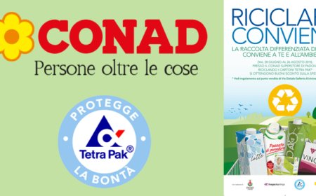 Riciclare Conviene: Tetra Pak e Conad insieme a Padova per l'ambiente