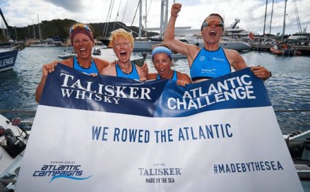 Talisker Whisky Atlantic Challenge: un'impresa al femminile per un mare senza plastica