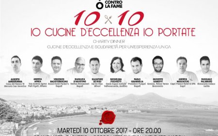 A Napoli 10 chef stellati per Azione contro la Fame