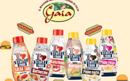 Gaia presenta la nuova linea di salse "I love Street Food"