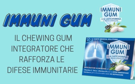 Immuni Gum: il chewing gum integratore che rafforza le difese immunitarie