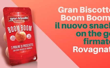 Gran Biscotto Boom Boom, il nuovo snack on the go firmato Rovagnati