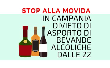 Stop alla movida: in Campania divieto di asporto di bevande alcoliche dalle 22
