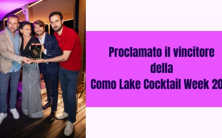 Proclamato il vincitore della Como Lake Cocktail Week 2021