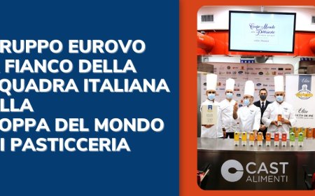 Gruppo Eurovo a fianco della squadra italiana alla Coppa del Mondo di Pasticceria