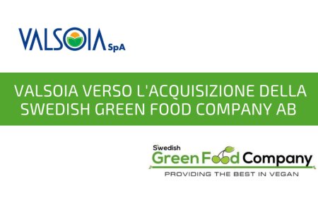 Valsoia verso l'acquisizione della Swedish Green Food Company AB