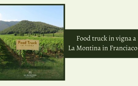 Food truck in vigna a La Montina in Franciacorta