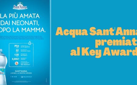 Acqua Sant'Anna premiata al Key Awards