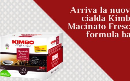 Arriva la nuova cialda Kimbo Macinato Fresco formula bar