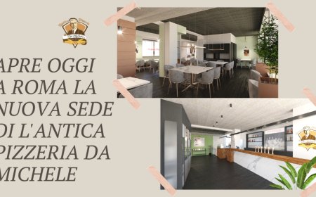 Apre oggi a Roma la nuova sede di L'Antica Pizzeria da Michele