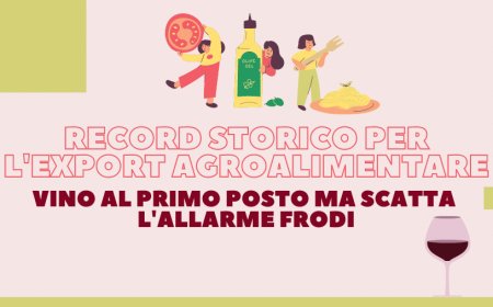 Record storico per l'export agroalimentare. Vino al primo posto ma scatta l'allarme frodi