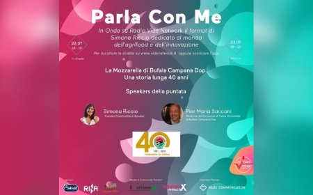 #Parlaconme: la puntata del 22 luglio celebra la Mozzarella di Bufala Campana Dop