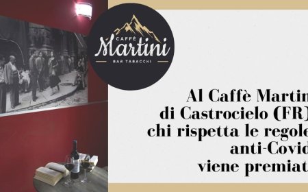 Al Caffè Martini chi rispetta le regole anti-Covid viene premiato