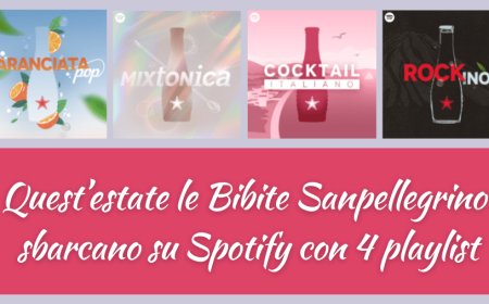 Quest'estate le Bibite Sanpellegrino sbarcano su Spotify con 4 playlist