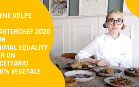 Irene Volpe di MasterChef 2020 con Animal Equality per un ricettario 100% vegetale