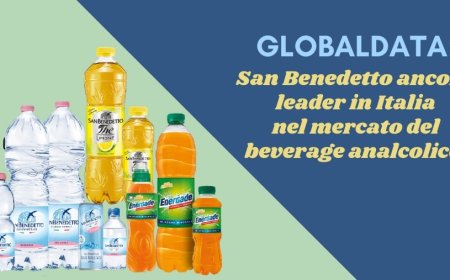 GlobalData: San Benedetto ancora leader in Italia nel mercato del beverage analcolico