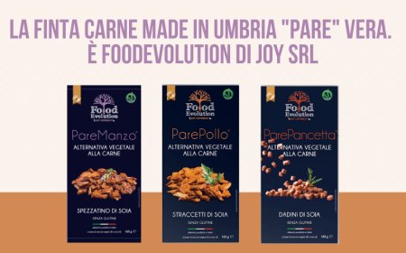 La finta carne made in Umbria "pare" vera. È Foodevolution di JOY Srl