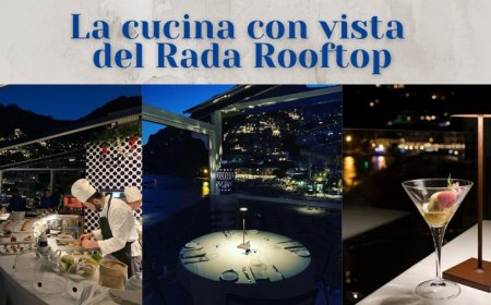 La cucina con vista del Rada Rooftop