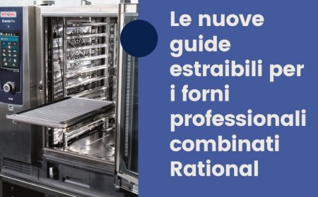 Le nuove guide estraibili per i forni professionali combinati Rational