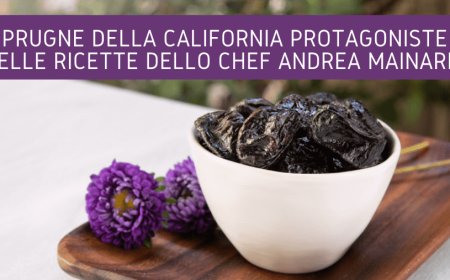 Prugne della California protagoniste delle ricette dello chef Andrea Mainardi