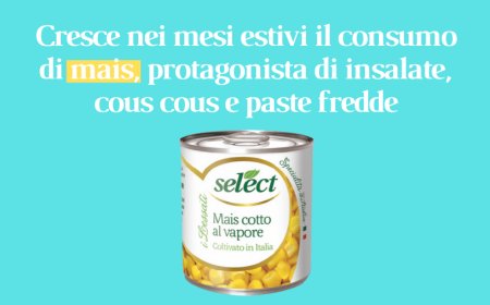 Cresce nei mesi estivi il consumo di mais, protagonista di insalate, cous cous e paste fredde