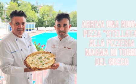 Arriva una nuova pizza "stellata" alla Pizzeria Magma di Torre del Greco (NA)